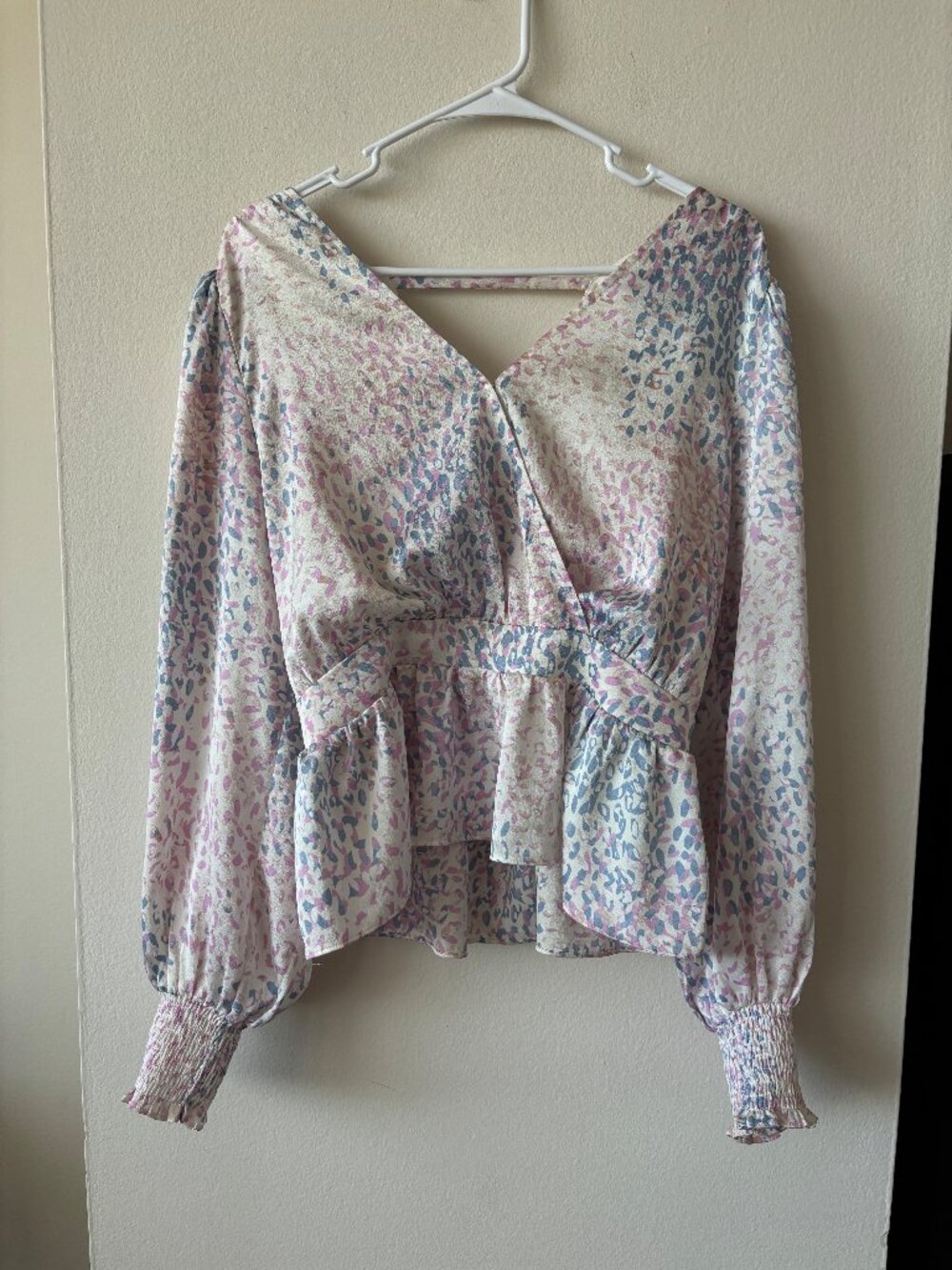 Express Purple Satin Blouse - Size M